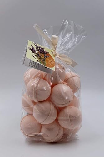 SpaPure CLEMENTINE LAVENDER Bath Bombs 14 Bath Fizzies, ultra-moisturizing bath melts, popular 1 oz (half round shape) made in USA with Shea Butter… Beauty & Personal Care Spa Girl/Spa Pure