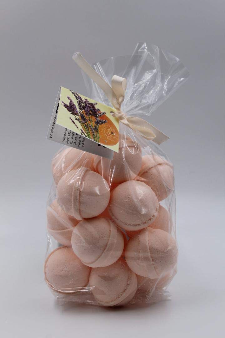SpaPure CLEMENTINE LAVENDER Bath Bombs 14 Bath Fizzies, ultra-moisturizing bath melts, popular 1 oz (half round shape) made in USA with Shea Butter… Beauty & Personal Care Spa Girl/Spa Pure