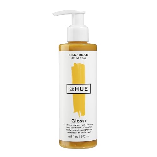 dpHUE Gloss+, Golden Blonde - Boosts Fading & Faded Hair Color - 8-12 Applications per Bottle - Lasts Up to 8 Washes Beauty & Personal Care dpHUE