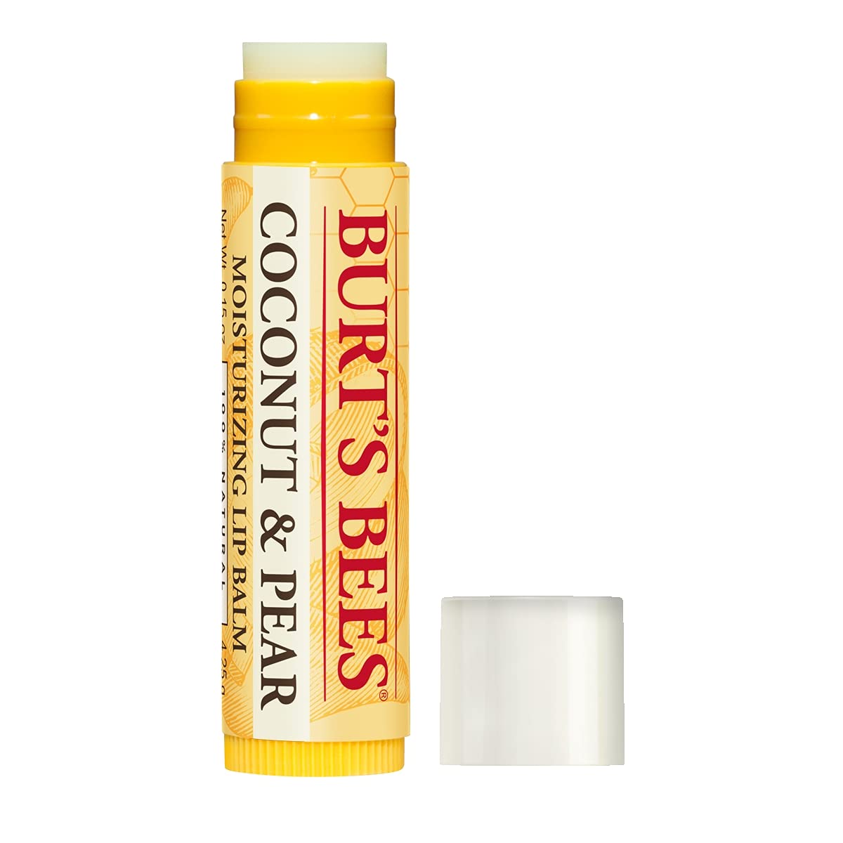 Burt's Bees 100% Natural Moisturizing Lip Balm, Coconut & Pear with Beeswax & Fruit Extracts, 4 Tubes Beauty and Personal Care Burt's Bees