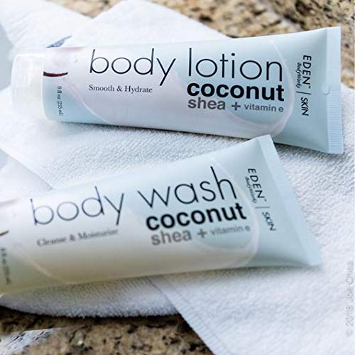 EDEN BodyWorks Coconut Shea Body Wash | 8 oz | Gently Cleanse, Heal & Moisturize Skin - Fresh Scent Beauty & Personal Care EDEN BodyWorks