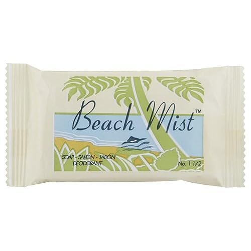 Beach Mist 210150 #1-1/2 Bar Soap (Case of 500) Beauty & Personal Care BEACH MIST