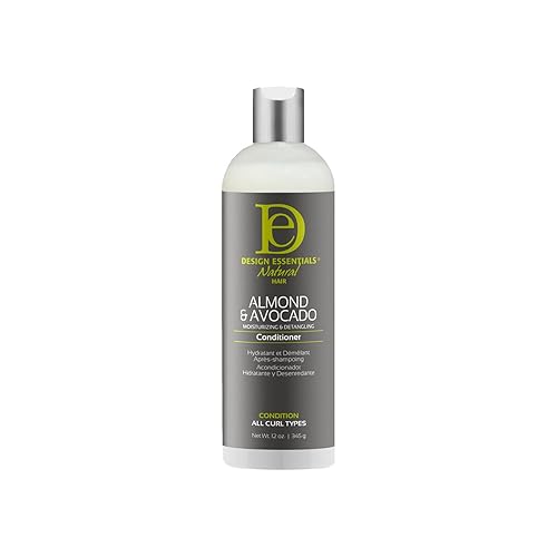 Design Essentials Almond & Avocado Moisturizing & Detangling Conditioner with Shea Butter & Coconut, Conditioner for Natural Hair, 12 oz Beauty & Personal Care Design Essentials