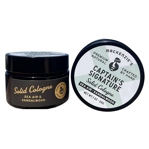 MACKENZIE'S Captain's Signature Solid Cologne - Holiday Gifts for Fisherman - Christmas Gifts for Men - Stocking Stuffers - Natural Cologne - Sea Air Beauty & Personal Care MACKENZIE'S