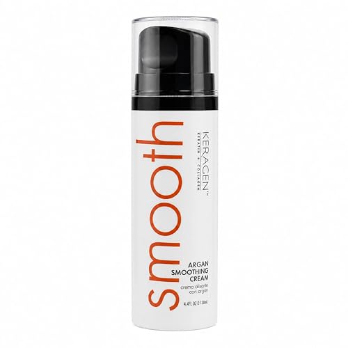 KERAGEN Smoothing Styling Cream - Keratin Treatment Extender for Color-Treated & Frizzy Hair | Sulfate-Free, Cruelty-Free | Heat Protectant | Up Beauty & Personal Care KERAGEN