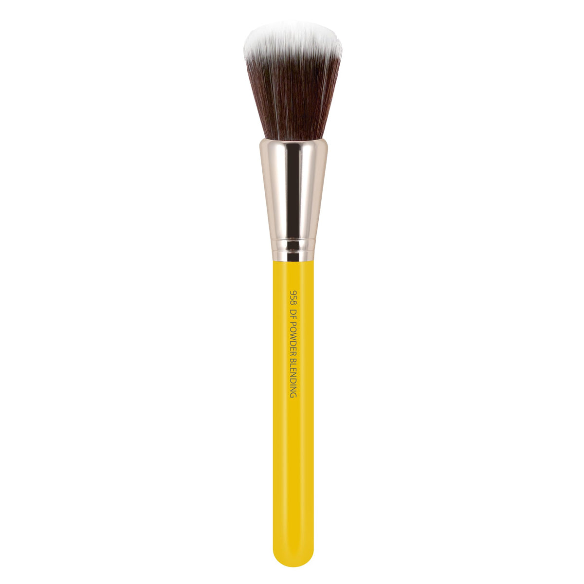 Bdellium Tools Professional Makeup Brush - Studio Series 958 Duo Fibre Powder Blending - With Soft Synthetic Fibers, For Lightweight Application