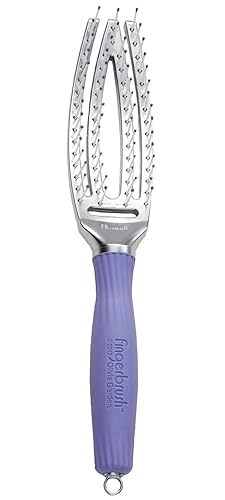 Olivia Garden Finger Brush Scalp-Hugging & Vented Paddle Hair Brush FB-SM (Small) Beauty & Personal Care Olivia Garden