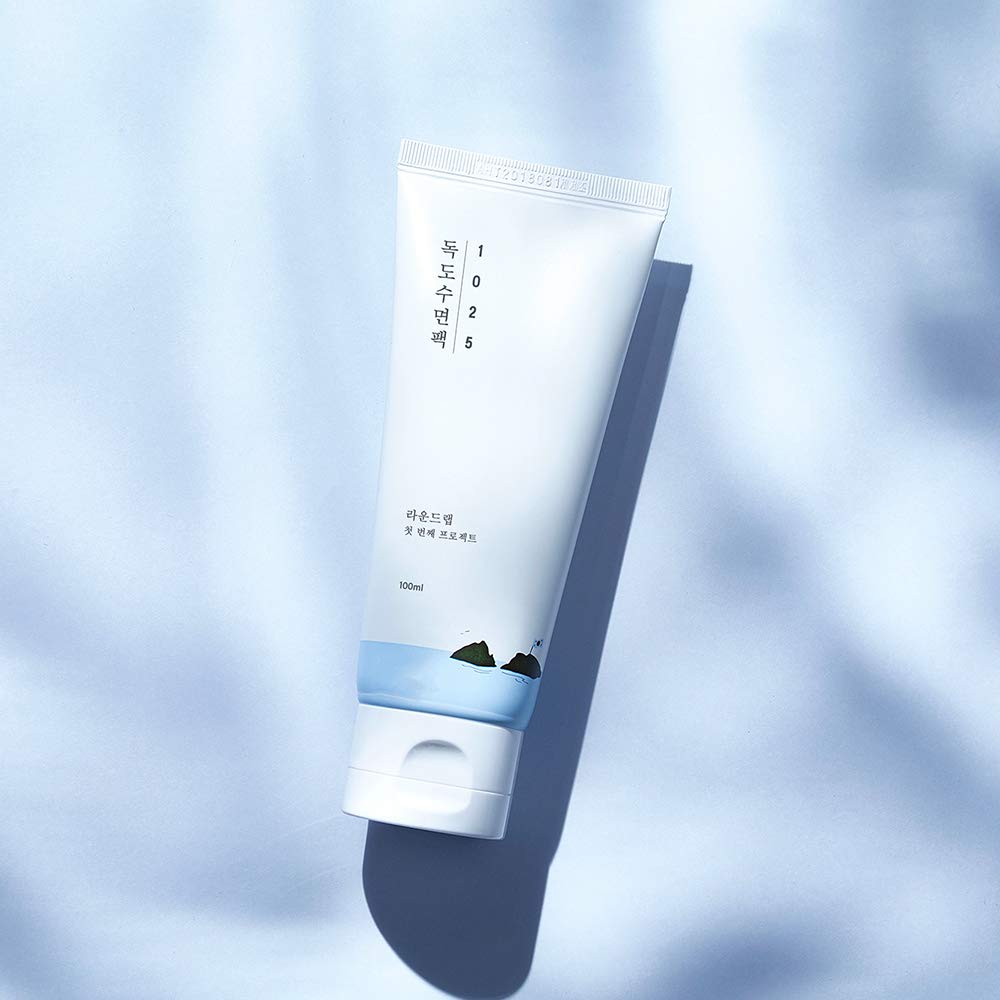 ROUND LAB 1025 Dokdo Sleeping Pack (Unscented) | All-In-One Facial Night Cream developed for irritated skin by UV rays and high temperatures Beauty & Personal Care ROUND LAB