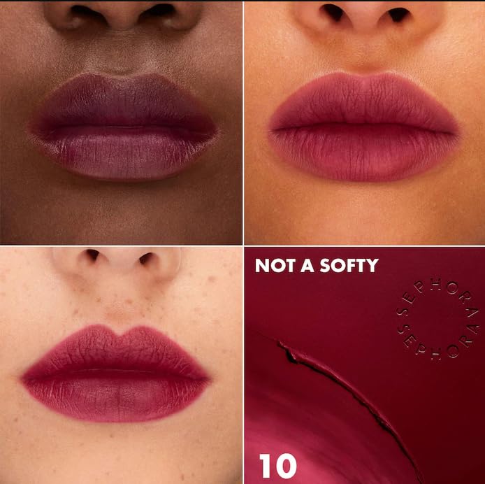 SEPHORA Collection Cloud Blurred Matte Lipstick - 10 Not A Softy (deep, rich berry) .10 Oz Beauty & Personal Care SEPHORA