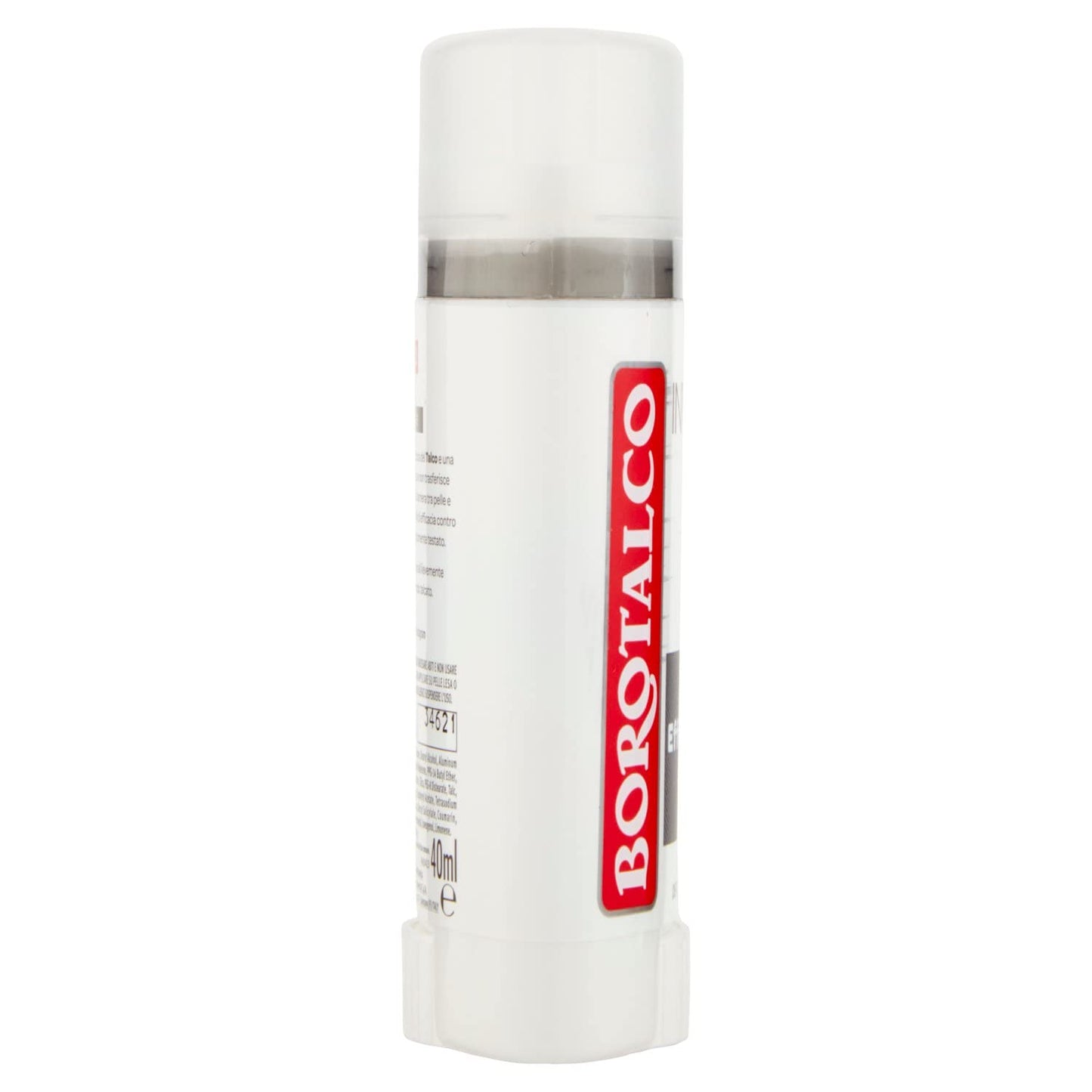Borotalco Deodorante Stick Invisible Grigio, Formato 40 ml - Roll On Invisible Talc Barrier Effect 1.3 Fl Oz made in Italy Beauty and Personal Care Borotalco