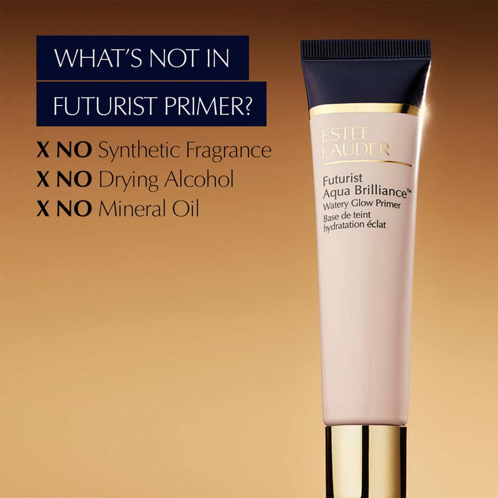 Estée Lauder Futurist Aqua Brilliance™ Watery Glow Makeup Primer with Hylauronic Acid for Triple Moisture, Travel Size, 0.5 Ounce Beauty & Personal Care Estée Lauder