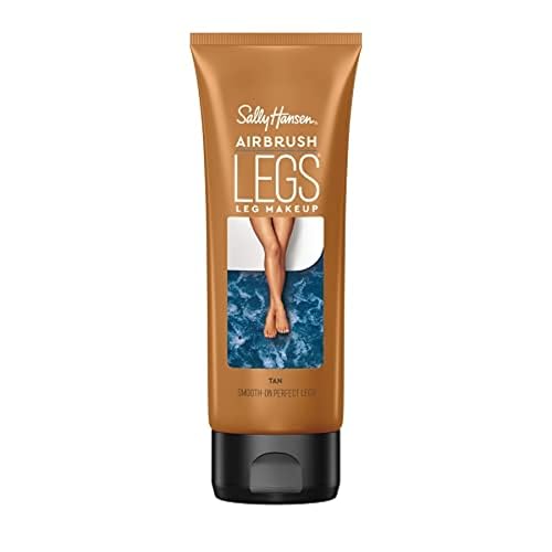 Sally Hansen Airbrush Legs Leg Makeup Lotion | Easy Application, Flawless-Looking Legs, Water-Resistant, Transfer-Proof | Tan | Natural Tan Finish Beauty & Personal Care Sally Hansen