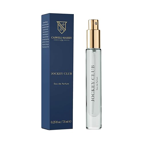 Caswell-Massey Jockey Club Eau de Parfum Spray, Sophisticated Floral Masculine Scent with Carnation, Rose & Dark Amber, Fragrance for Men, Made in Beauty & Personal Care Caswell-Massey