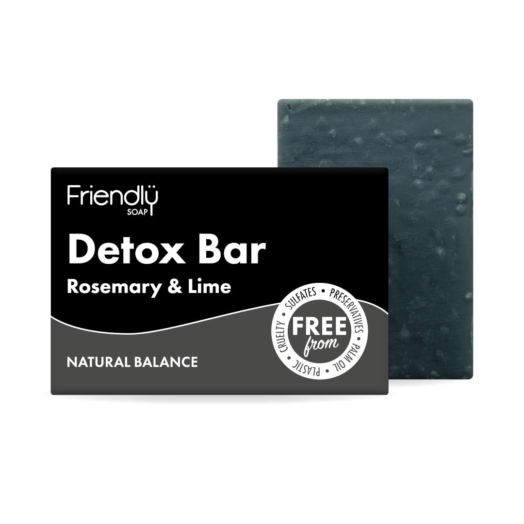 Friendly Soap Rosemary & Lime Detox Bar 95 g Beauty & Personal Care Friendly Soap