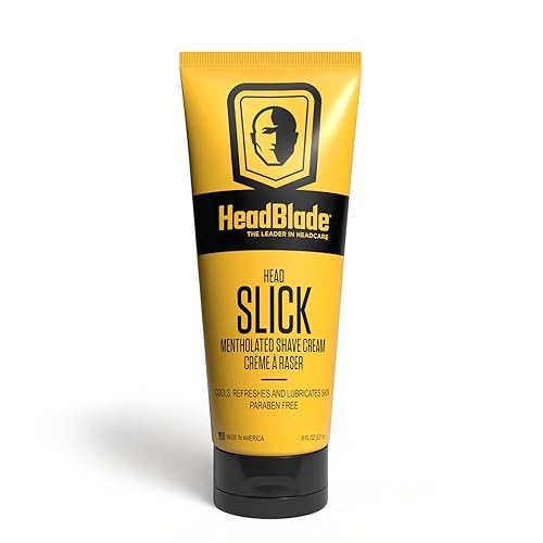 HeadBlade HeadSlick Shave Cream 8 oz for Smooth Headshaving for Bald Men, Helps with Irritation, Redness, & Razor Burn Beauty & Personal Care HeadBlade