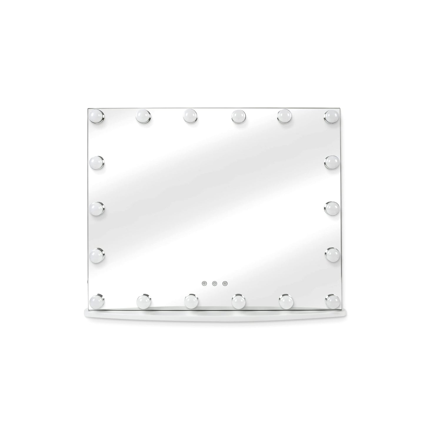 Prinz Lightup Vanity Mirror with 18 LED Lights, 25" Hollywood Makeup Mirror for Bedroom or Dressing Room, Tabletop, White Beauty & Personal Care Prinz