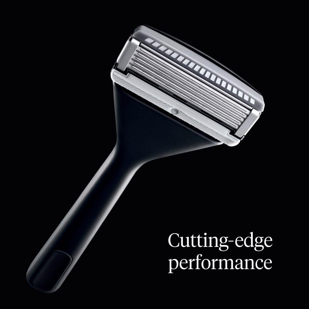 House of Atlas, Razors for Men - Mens Razors for Shaving with Handle, 2 Razor Blade Refills, & Shower Hook, 5-blade Precision Trim Edge, Smooth Close Beauty and Personal Care House of Atlas