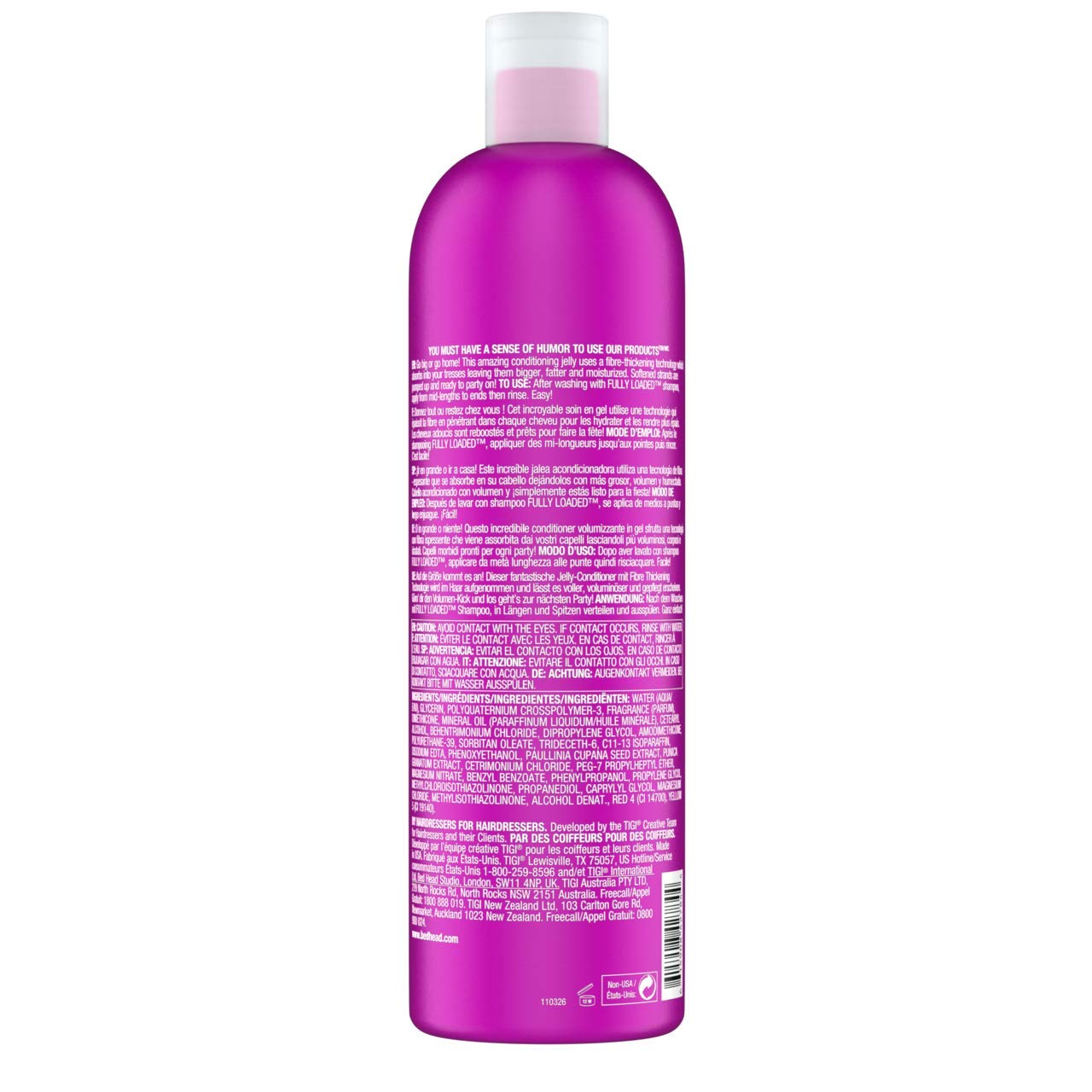 BED HEAD by TIGI Fully Loaded Tween Duo Volume Shampoo & Conditioning Jelly For Fine, 25.3 Fl Oz (Pack of 2) Beauty & Personal Care TIGI