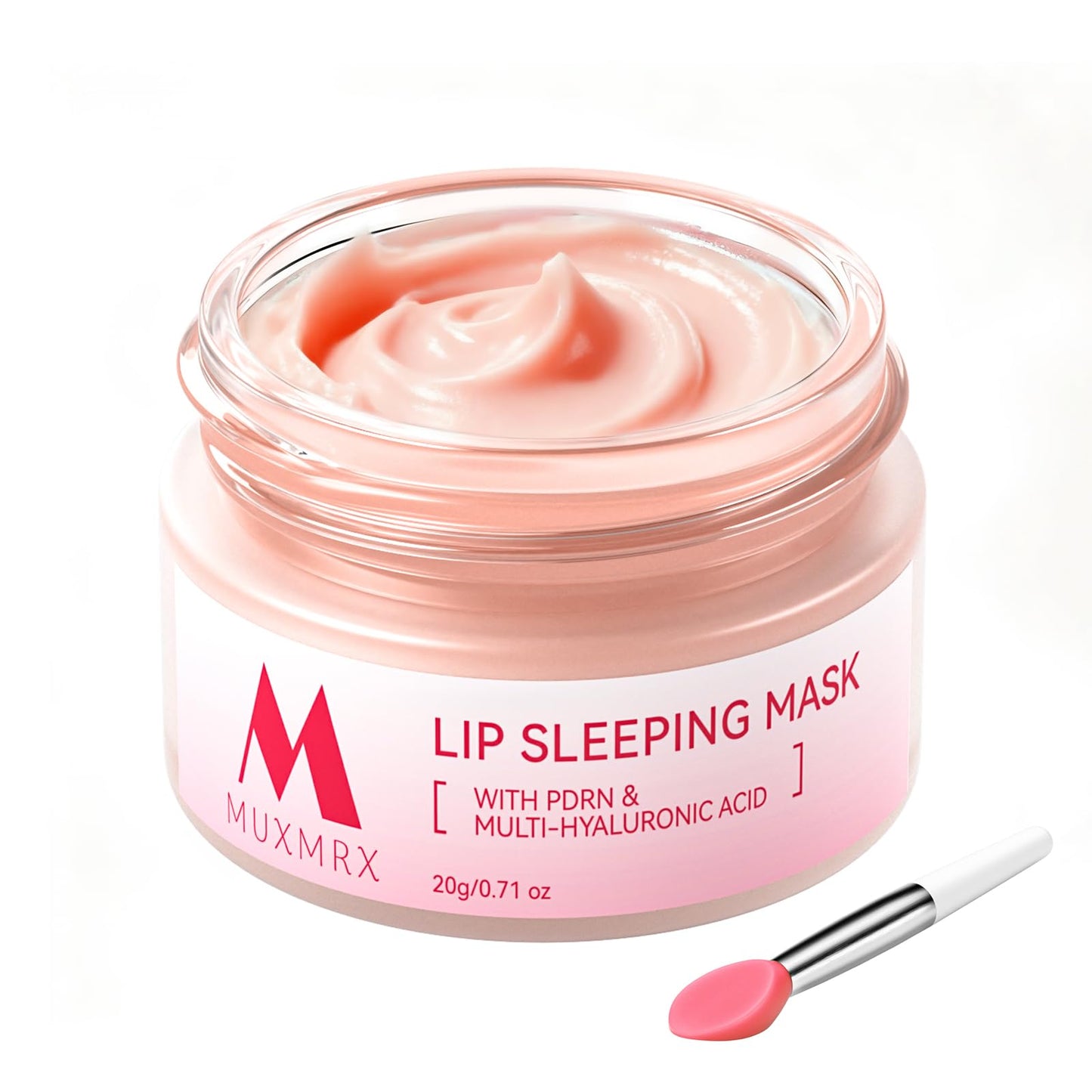 PDRN Lip Sleeping Mask, Salmon PDRN, 3 Hyaluronic Acid for Softer Lips, Long-lasting Moisture Lip Mask Overnight with Murumuru Butter & Antioxidants Beauty and Personal Care Muxmrx