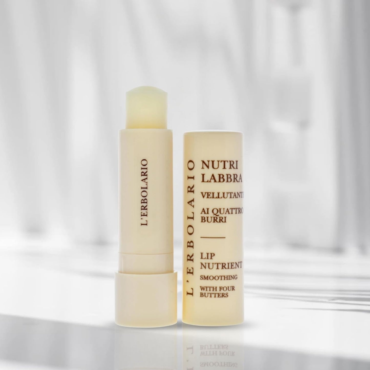 L'Erbolario Lip Nutrient - Smoothing Lip Stick with Four Butters - Softness and Suppleness for Lips - Moisturizing and Replenishing Lip Care - Lip Beauty and Personal Care L'Erbolario