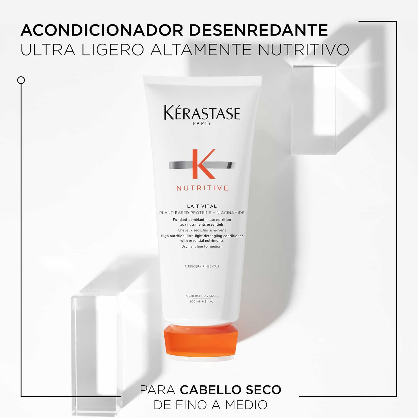 KÉRASTASE Nutritive Lait Vital Hydrating Conditioner, Adds Moisture, Shine and Nourishment, Smoothing and Softening with Plant-Based Proteins Beauty and Personal Care KÉRASTASE