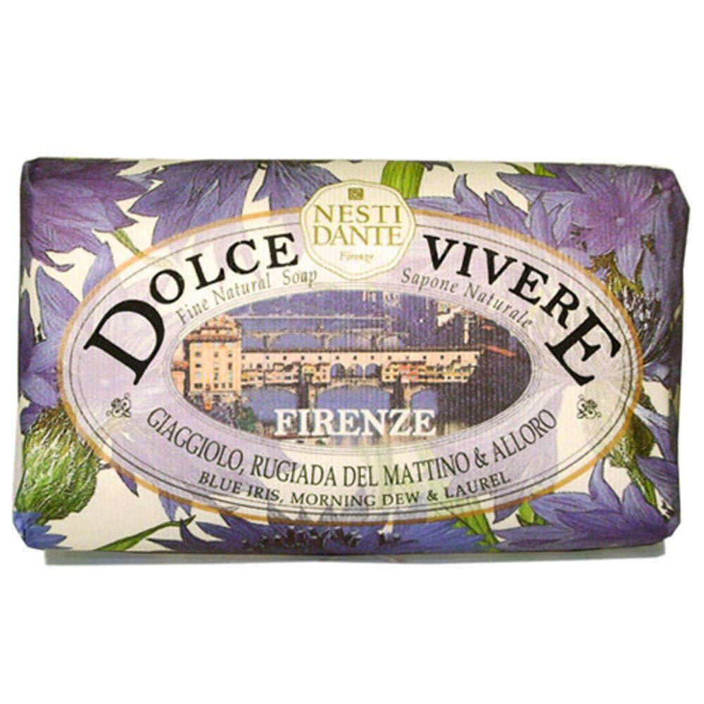 Nesti Dante Nesti dante dolce vivere fine natural soap - firenze - blue iris, morning dew and laurel, 8.8oz, 8.8 Ounce Beauty & Personal Care Nesti Dante