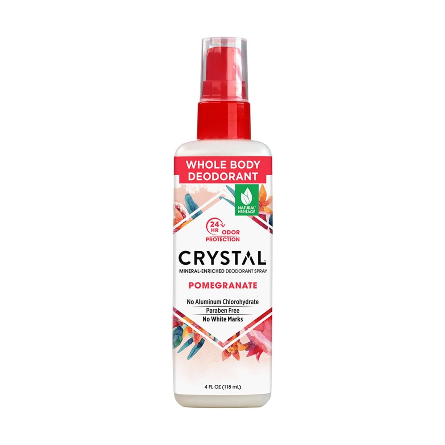 Crystal Essence Deodorant Spray, Pomegranate, 4 oz Beauty and Personal Care Crystal Essence