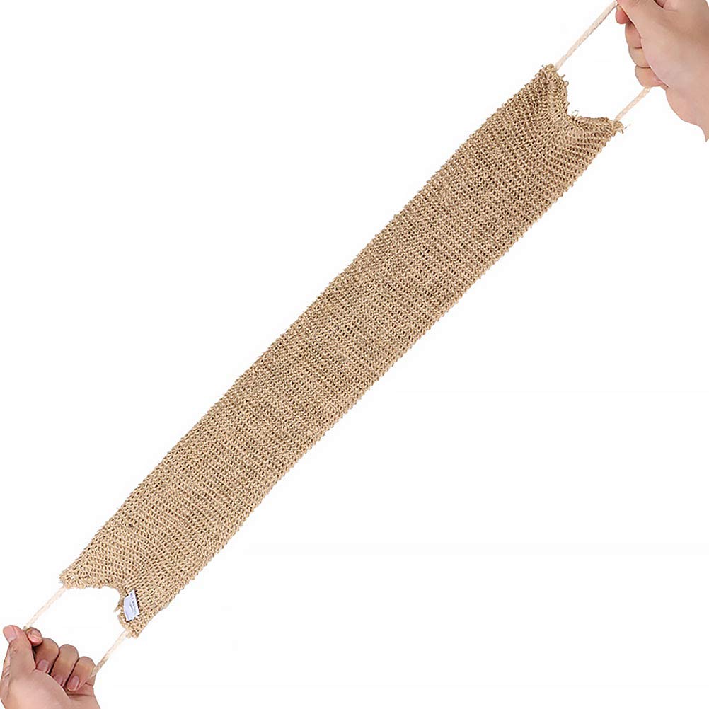 Bath Brush Ramie Jute Bath Towel Shower Towel Back Body Exfoliating Belt Shower Scrubber Bath Brush Set Beauty and Personal Care SAOGERUL
