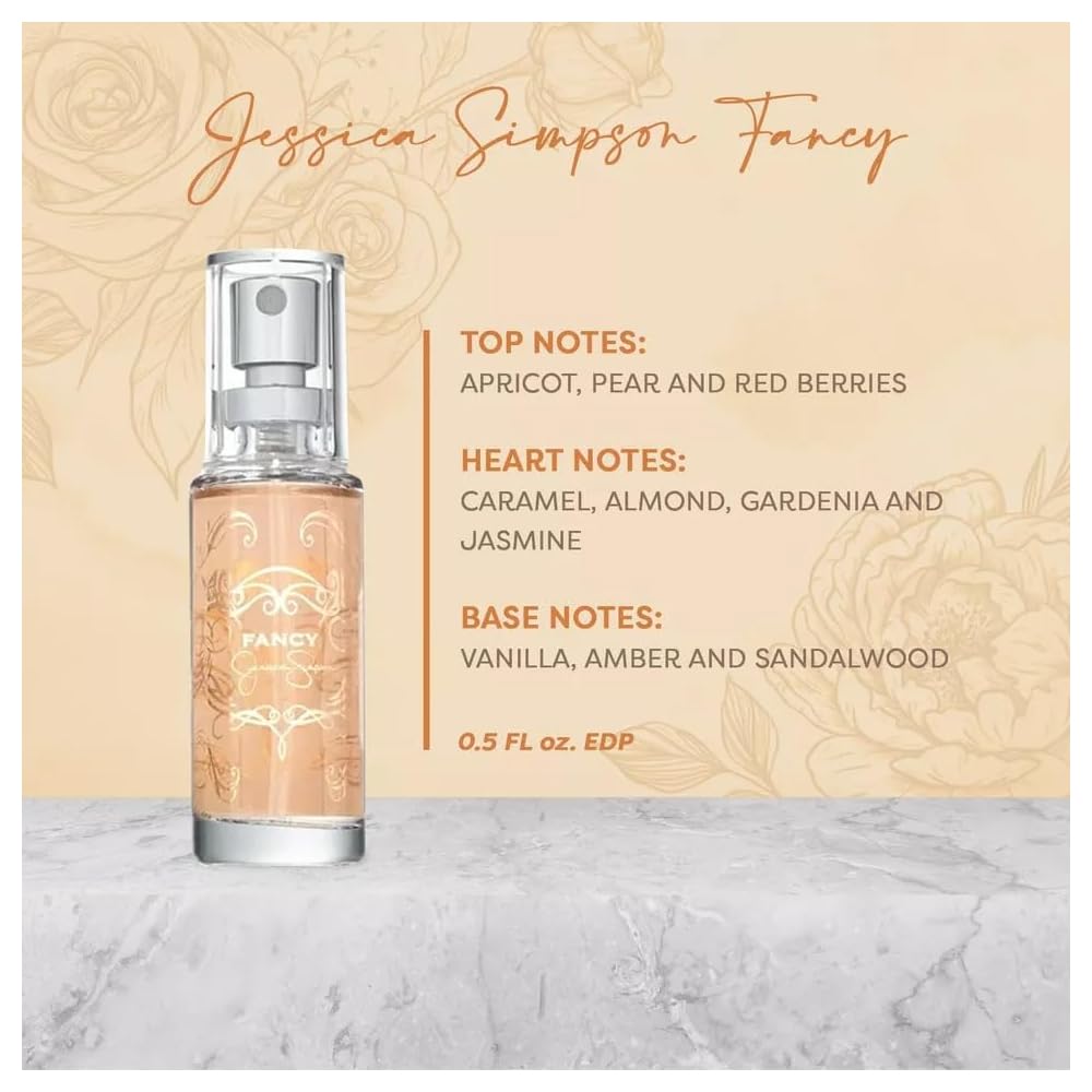 Jessica Simpson Collection 4-Piece Gift Set for Women - Mini Eau de Parfum Travel Spray - 0.5 Ounce Beauty & Personal Care Jessica Simpson