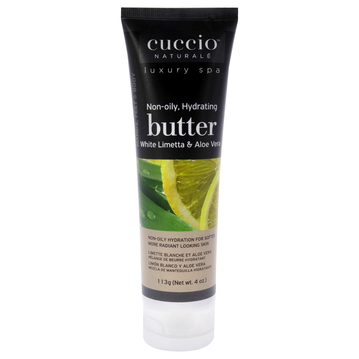 Cuccio Naturale Butter - White Limetta and Aloe Vera for Unisex - 4 oz Body Cream Beauty & Personal Care Cuccio Naturale