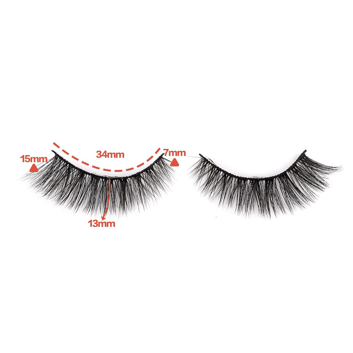 Lymzie 7 Pairs False Eyelashes 3D Faux Mink Eyelashes, Dramatic Look Wispy Fake Eyelashes, Long Fluffy Extension Natural Lashes Pack Beauty & Personal Care Lymzie