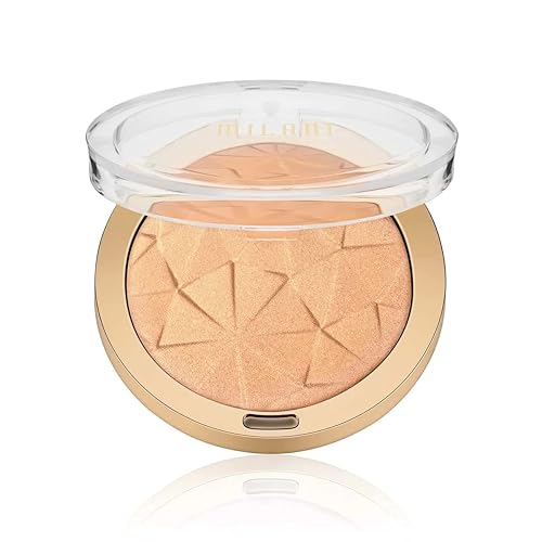 Milani Hypnotic Lights Powder Highlighter - Flashing Light (0.3 Ounce) Vegan, Cruelty-Free Face Powder that Contours & Highlights for a Glowing Finish Beauty & Personal Care Milani