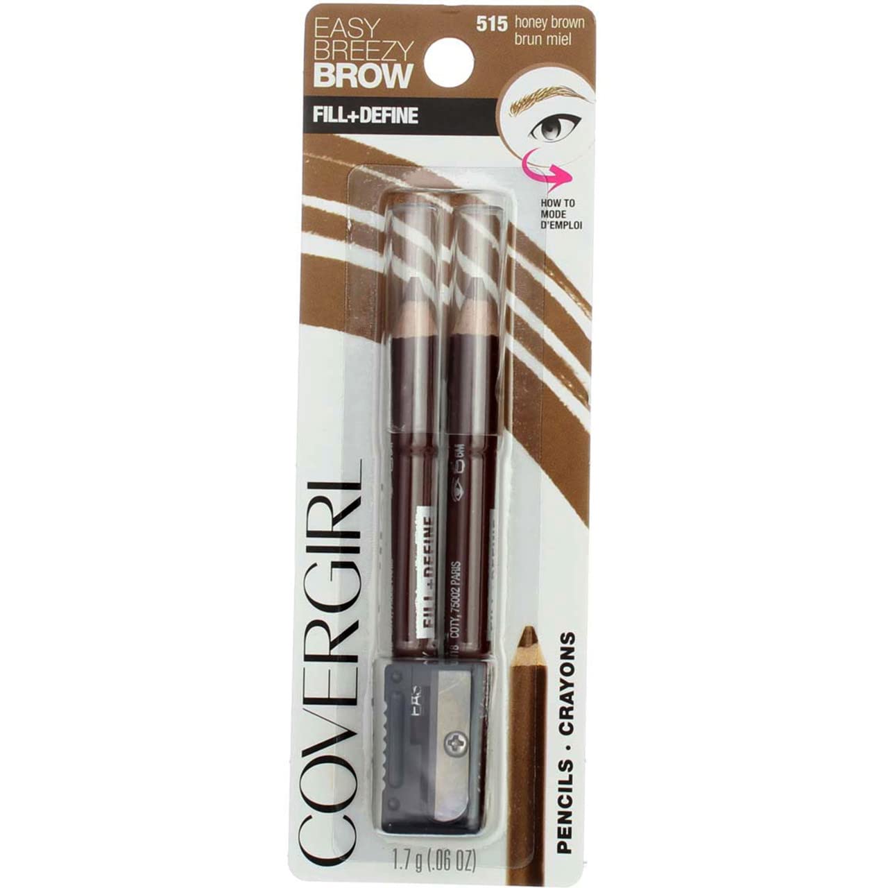 Cg Brow & Eyemkrs 515 Hny Size 0.06o Cover Girl Brow & Eyemakers 515 Honey Brown Beauty & Personal Care COVERGIRL