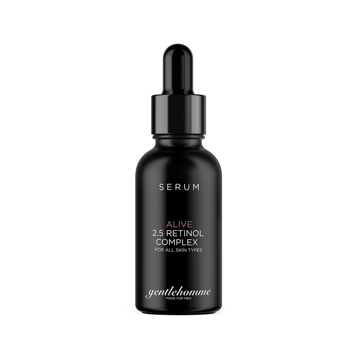 Gentlehomme Men's Anti-Aging Retinol Serum - Hydrating Serum with Hyaluronic Acid, Vitamin B6, and Aloe Vera - Reduces Signs of Aging, Dark Spots Beauty & Personal Care Gentlehomme