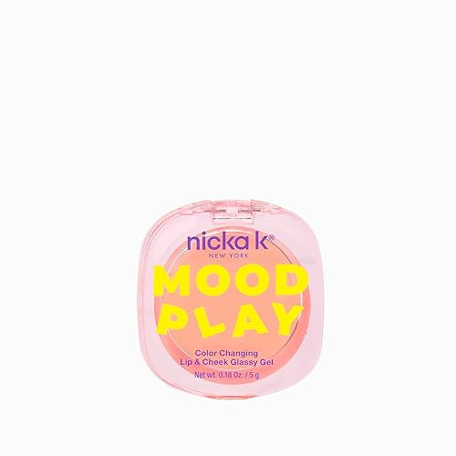 Nicka K Mood Play Color Changing Vibrant Lip and Cheek Blush Glassy Gloss Gel Beauty & Personal Care NICKA K NEW YORK