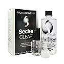 Seche Clear Professional Kit, Crystal Clear Base Coat for Nail Polish, 4 oz & 0.5 oz Refill Beauty & Personal Care Seche