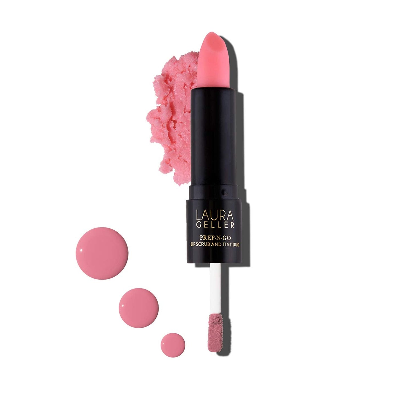 LAURA GELLER NEW YORK Prep-n-Go 2-in-1 Lip Scrub and Lip Oil Tint, Lip Hydrating Oil and Exfoliator, Rush Hour Beauty and Personal Care LAURA GELLER NEW YORK