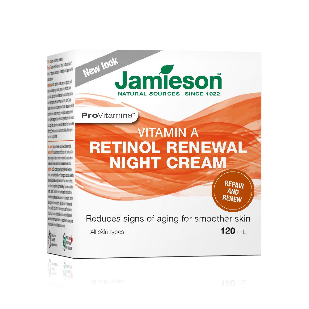 Jamieson ProVitamina A Retinol Renewal Night Cream 120mL (4.2 fl.oz.) Beauty & Personal Care Jamieson Laboratories