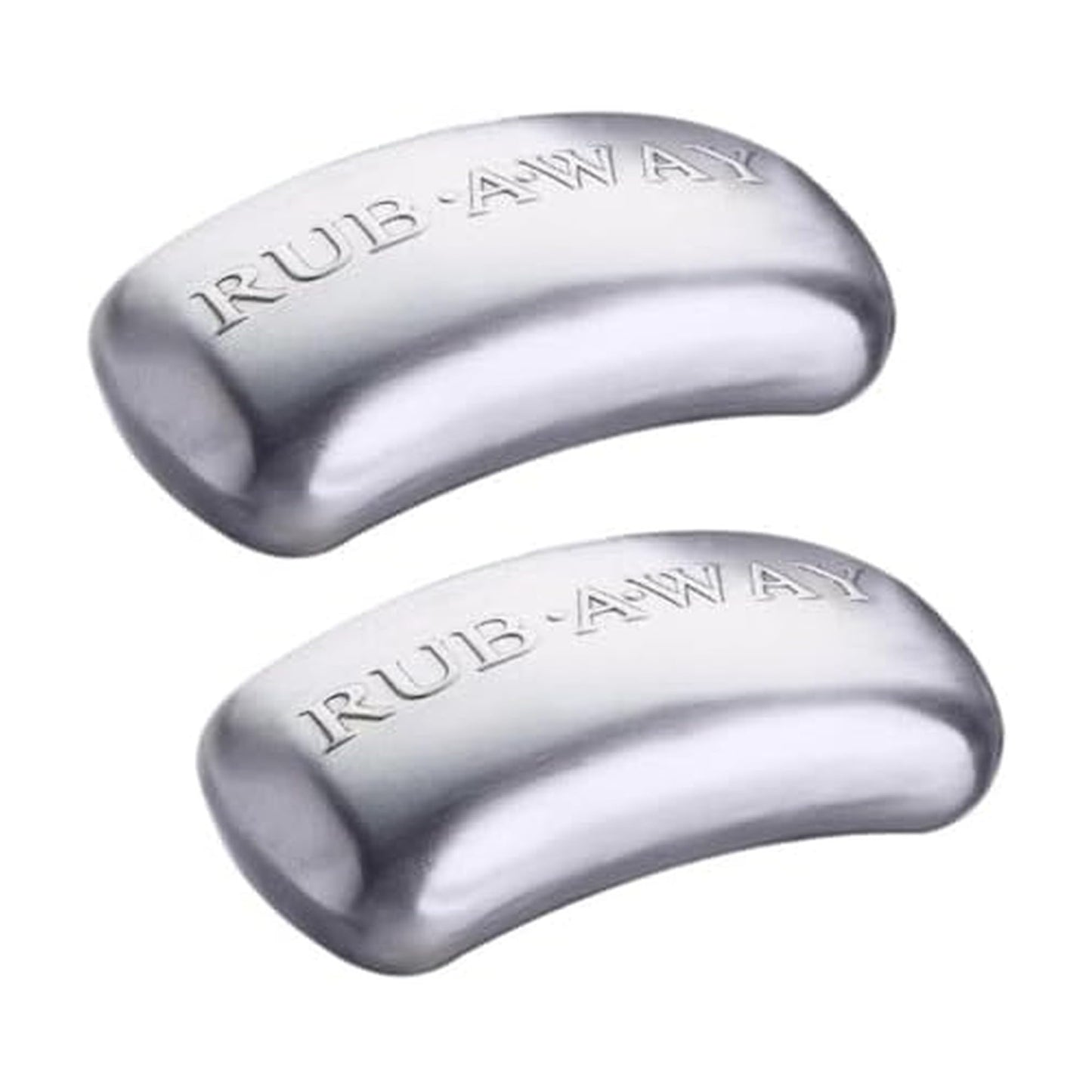 Amco Rub Away Bar, Stainless Steel Odor Absorber (4" x 2.25") - Dishwasher Safe Kitchen & Outdoor Essential for Garlic, Onion, Fishing, Hiking Odors Beauty & Personal Care Amco