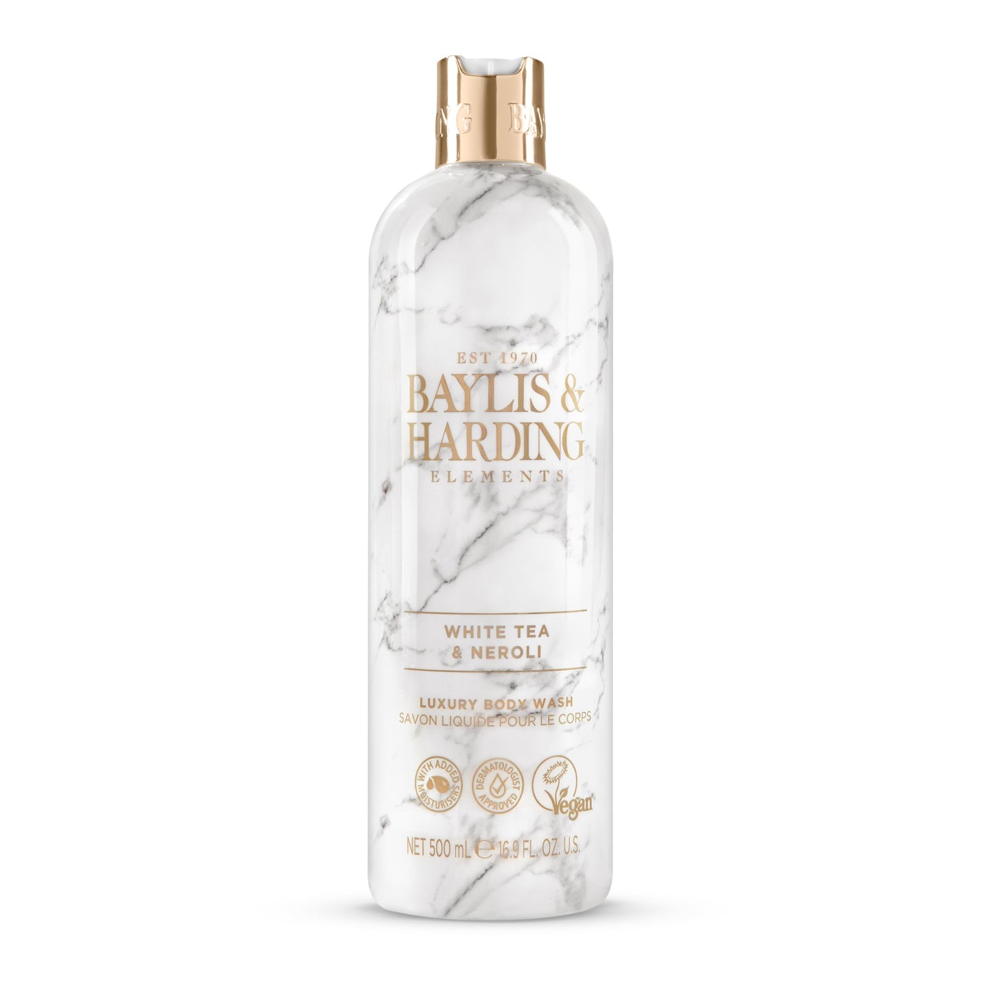 Baylis & Harding Liquid Body Wash Soap, Elements, White Tea & Neroli, 16.9oz/500ml Beauty & Personal Care Baylis & Harding