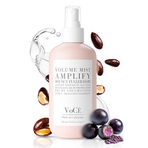 VoCÊ Haircare - Natural Volume Mist | Heat Protection Volumizing Blowout Spray | Non-Toxic, Cruelty-Free, Vegan Haircare for Fine Hair with Panthenol Beauty & Personal Care VOCE HAIRCARE