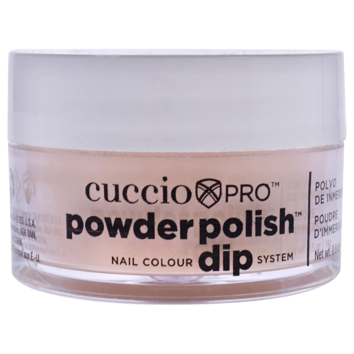 Pro Powder Polish Nail Colour Dip System - Flattering Peach by Cuccio for Women - 0.5 oz Nail Powder, Flattering Peach - CORAL (I0097878)