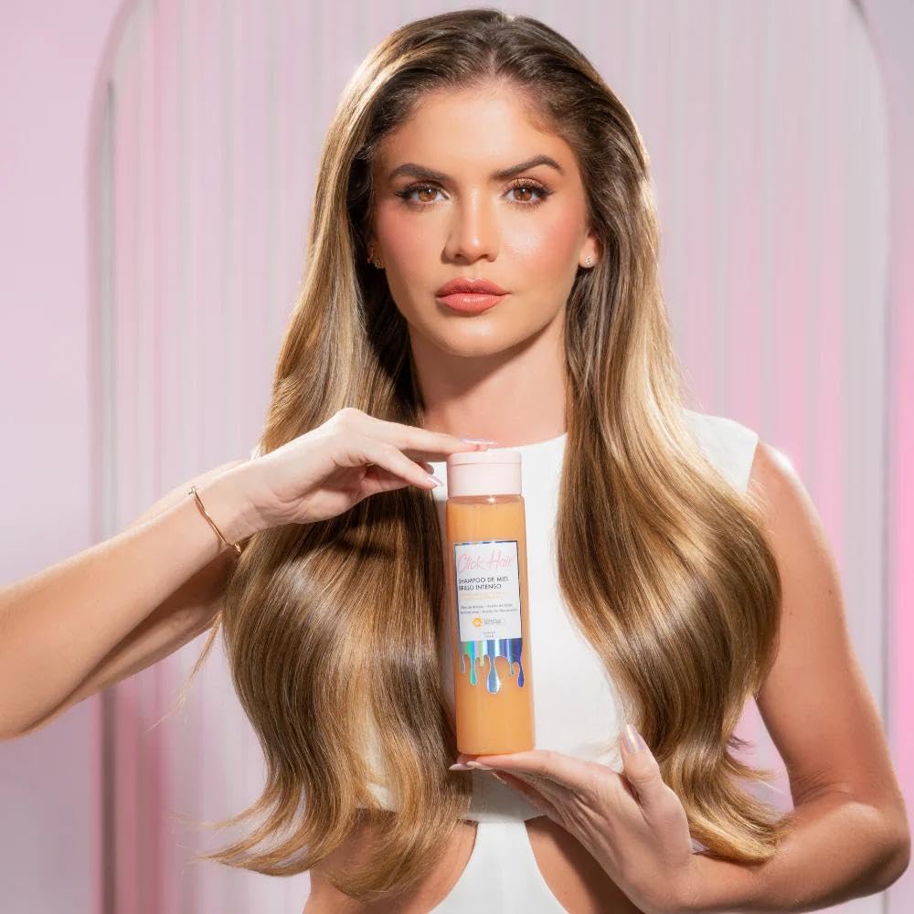 Click Hair Honey Shampoo Intense Shine | Shampoo De Miel Brillo Intenso Colombia (10.1oz - 300ml)
