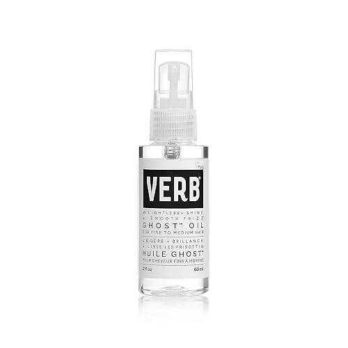 VERB Ghost Oil, 2 fl oz- Weightless Hair Oil for Fine to Medium Hair - Smooths Frizz, Adds Shine - No Parabens, Gluten or Harmful Sulfates Beauty & Personal Care VERB