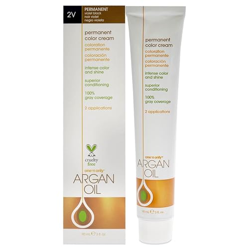 One N' Only Permanent Hair Color - Permanent Hair Dye Made with Argan Oil - Delivers Rich, Accurate Tones with Gray Coverage - Improves Moisture Beauty & Personal Care One 'N Only