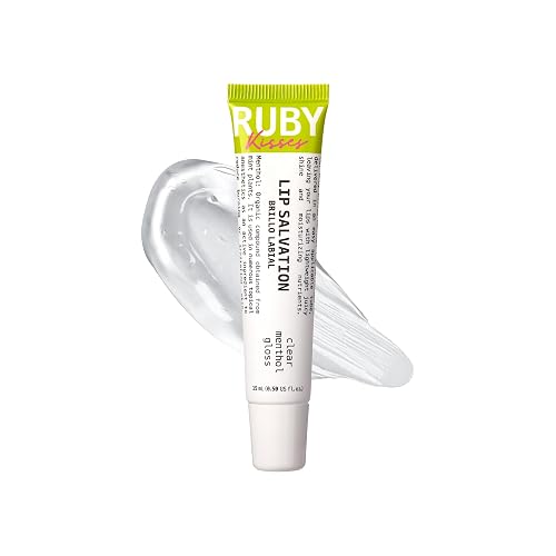Ruby Kisses Salvation Lip Gloss, Lightweight, Juicy Shine, Menthol Infused Conditioning Lip Treatment, Heals, Cools & Calms, Deep Hydration Lip Care Beauty & Personal Care Ruby Kisses
