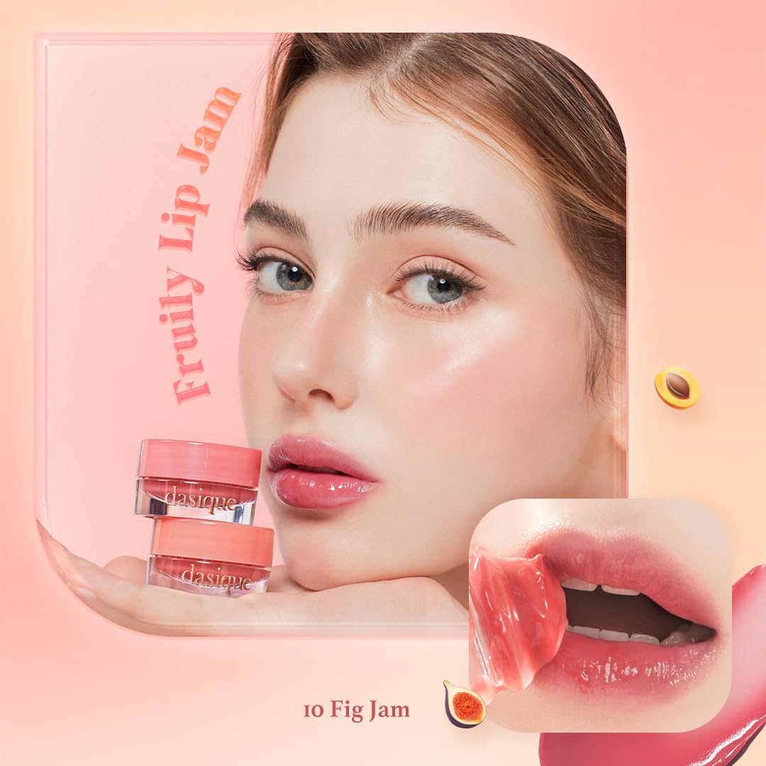 dasique Fruity Lip Jam #04 Apple Jam - High-shine finish - Moisturizing - Vegan, Cruelty Free - Lip Balm Beauty and Personal Care dasique