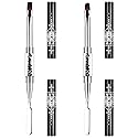 Ycyan 2Pcs Polygel Nail Brush & Picker, Dual-ended Oval & Flat Gel Nail Brushes Polygel Slice Tool for PolyGel UV Builder Gel Nails Extension Beauty & Personal Care Ycyan