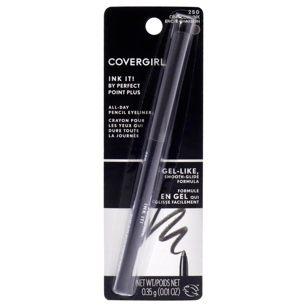 COVERGIRL Ink It By Perfect Point Plus Waterproof Eyeliner, 1 Pencil, 0.21 Fl Oz, Long Lasting, Smudging Eyeliner