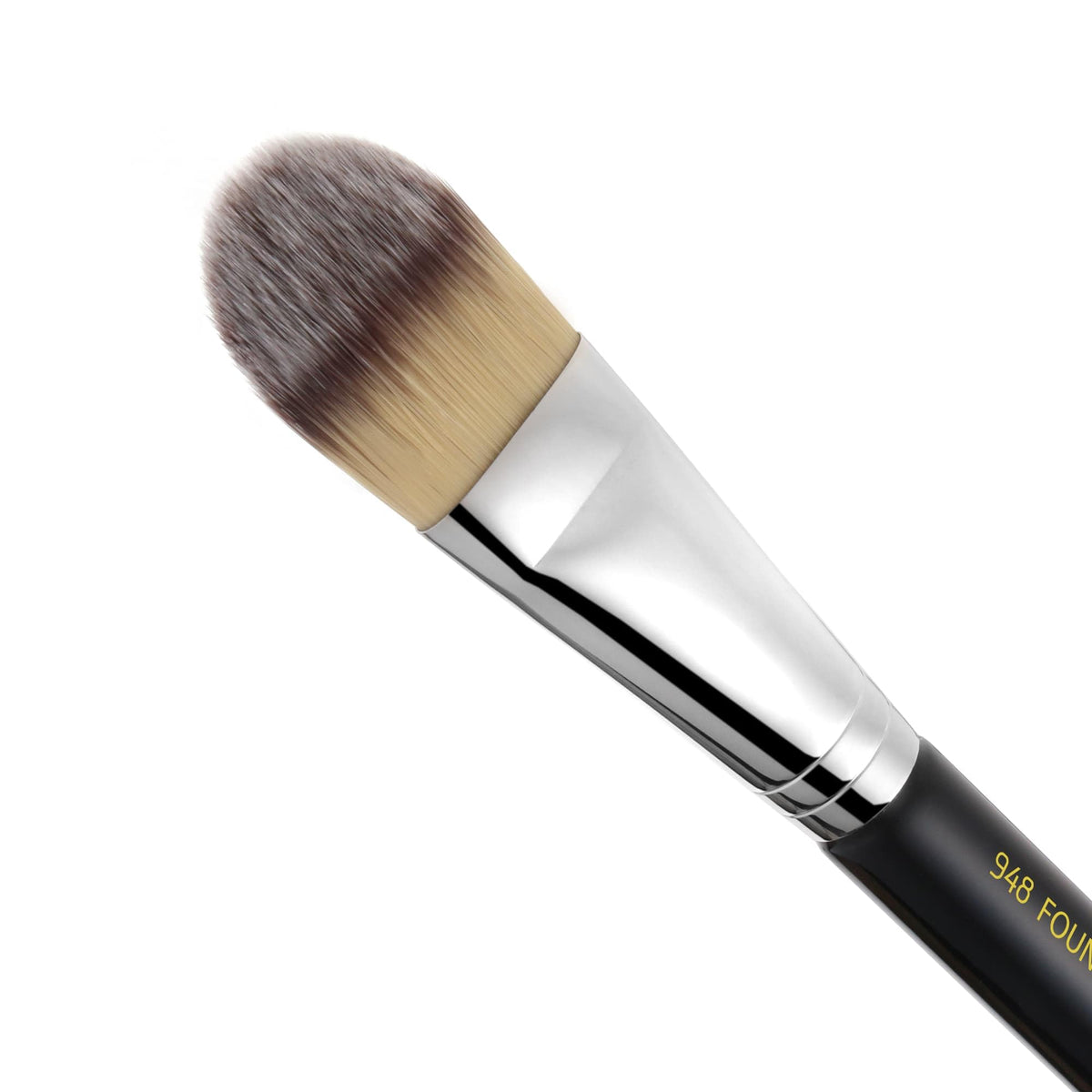 Bdellium Tools Professional Makeup Brush - Maestro Series 948 Foundation - With Soft Synthetic Fibers, For Even Application & Perfect Finish (Black